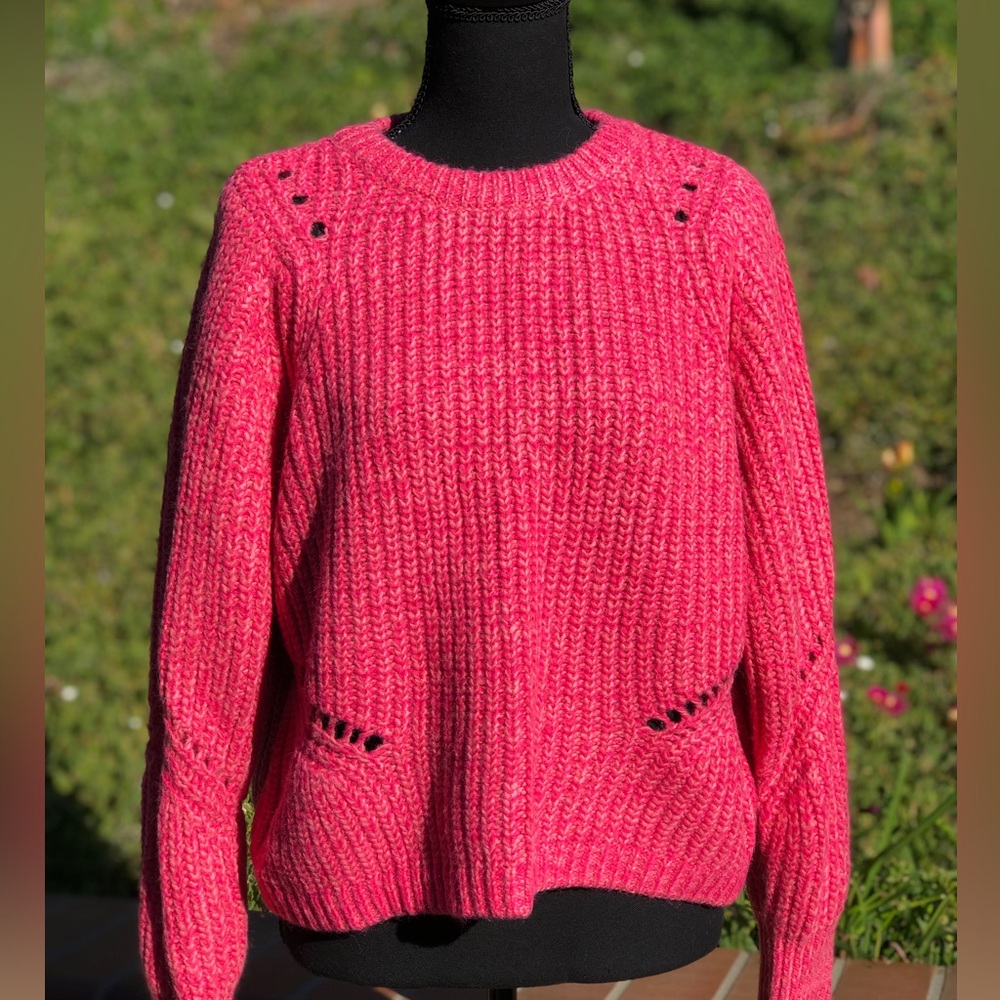 NWOT LOFT Knit Sweater in Pink